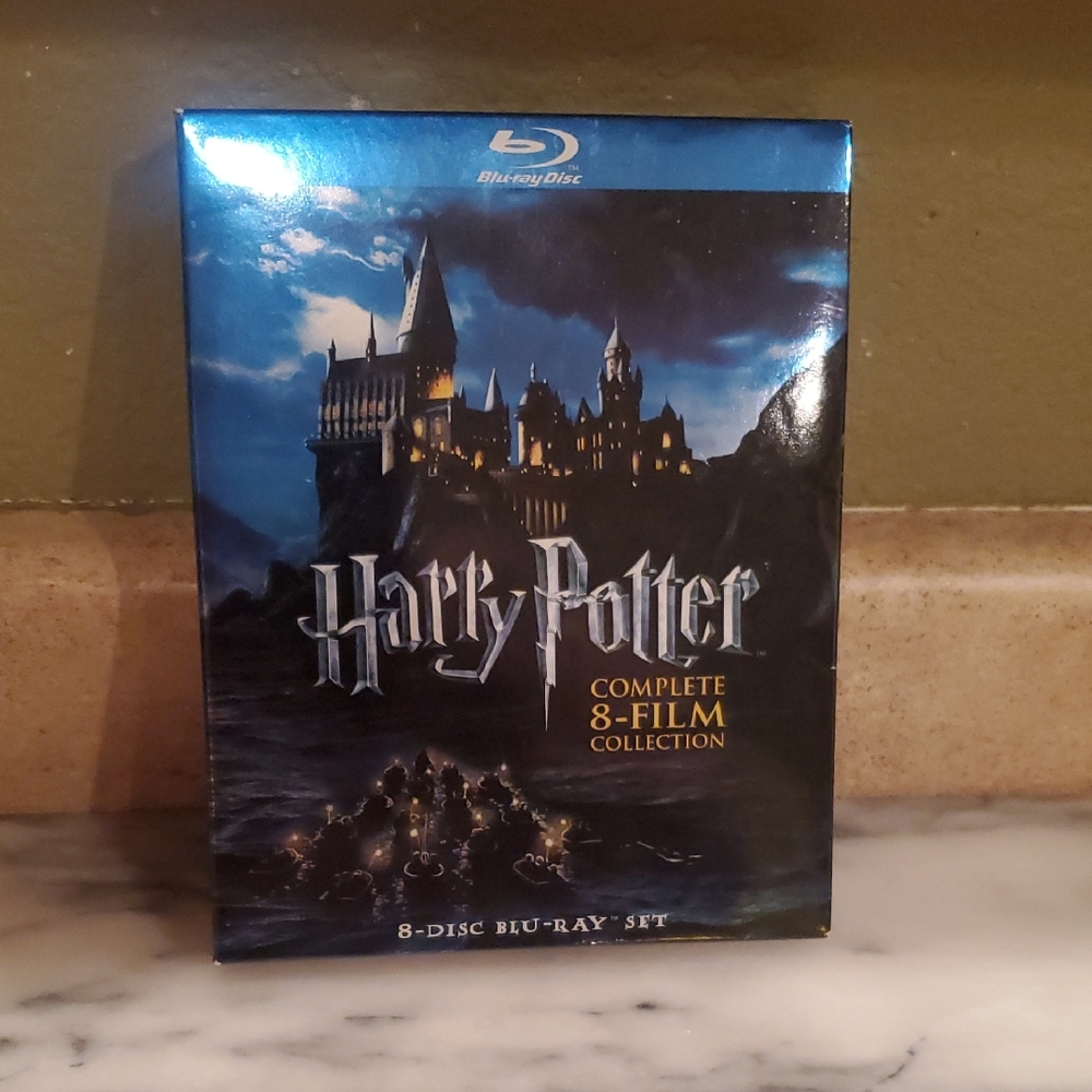Warner Bros. Harry Potter Complete 8-Film Collection Blu-ray - Blue and Black